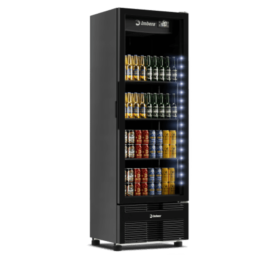 Cervejeira Imbera 454 Litros Porta De Vidro FULL BLACK CCV315 127V
