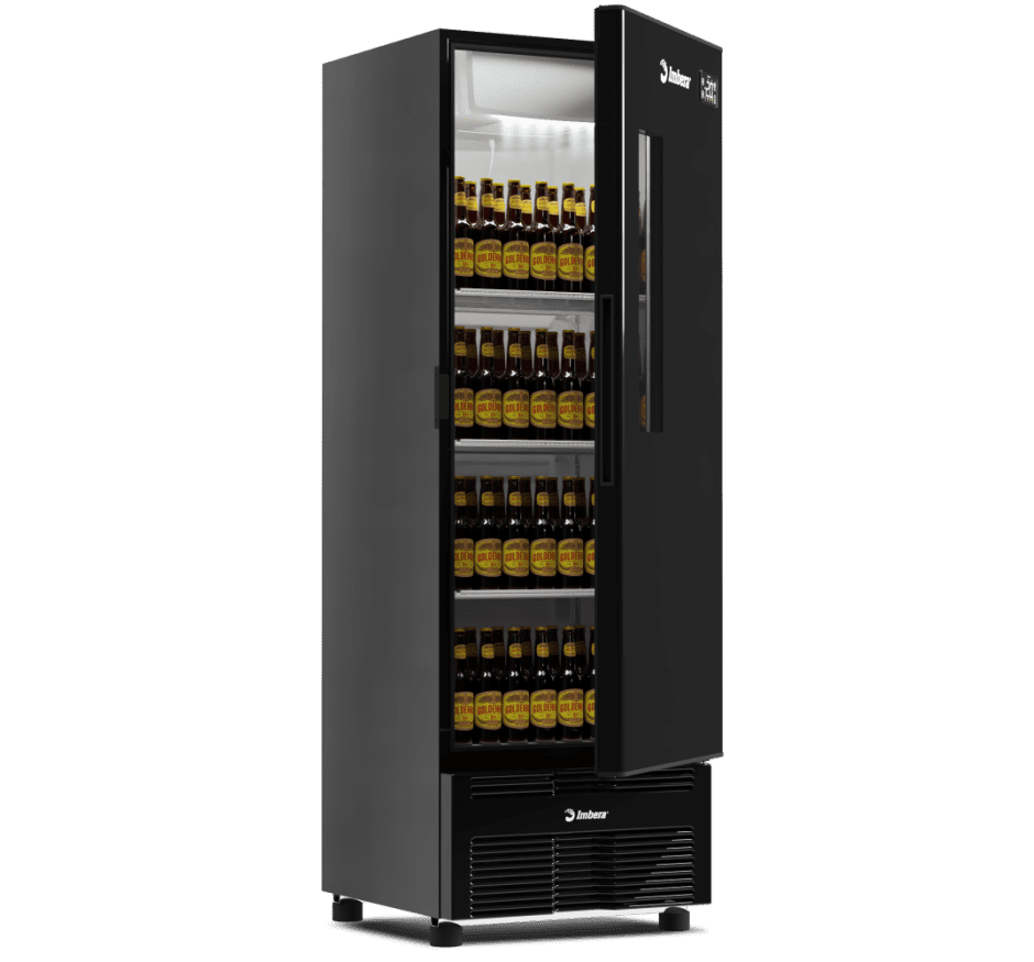 Cervejeira Imbera 569 Litros Porta Window Preta CCV355-127V