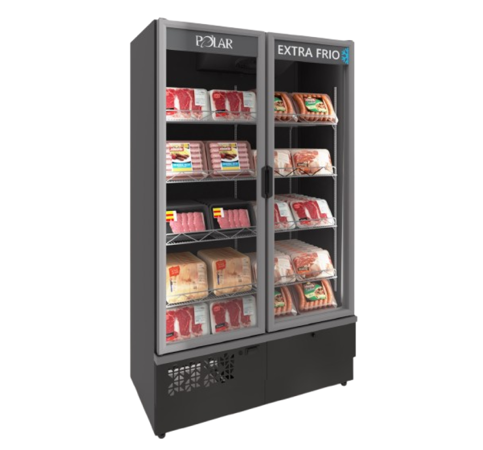 Expositor Vertical Refrigerado Polar 3 Portas Extra Frio EVPEF170 220V