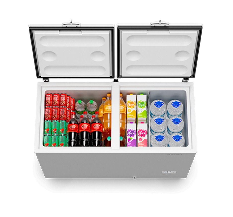 Freezer Horizontal Dupla Ação 417L Metalfrio Bivolt Inverter DA420IFTech
