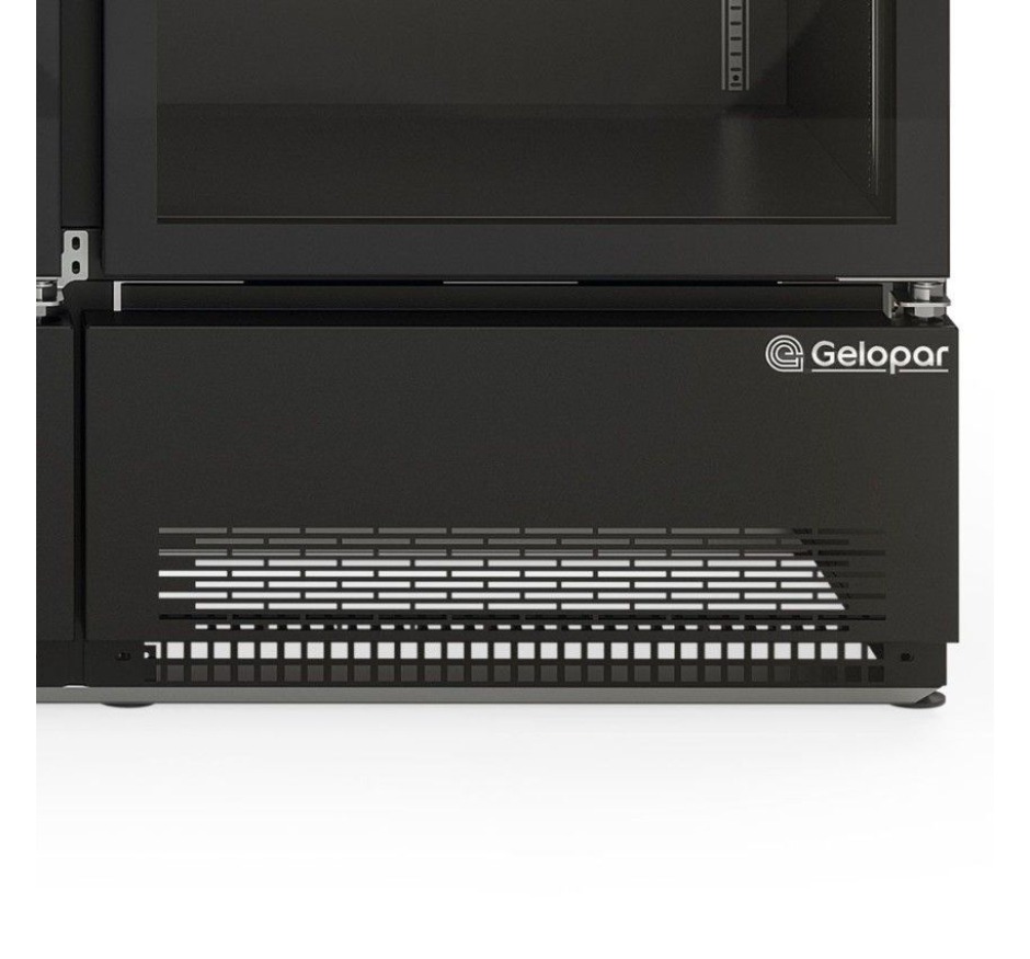 Refrigerador Expositor Vertical 1468 Litros Gelopar Linha Carbono GCVR-1450/CB/PR/220v