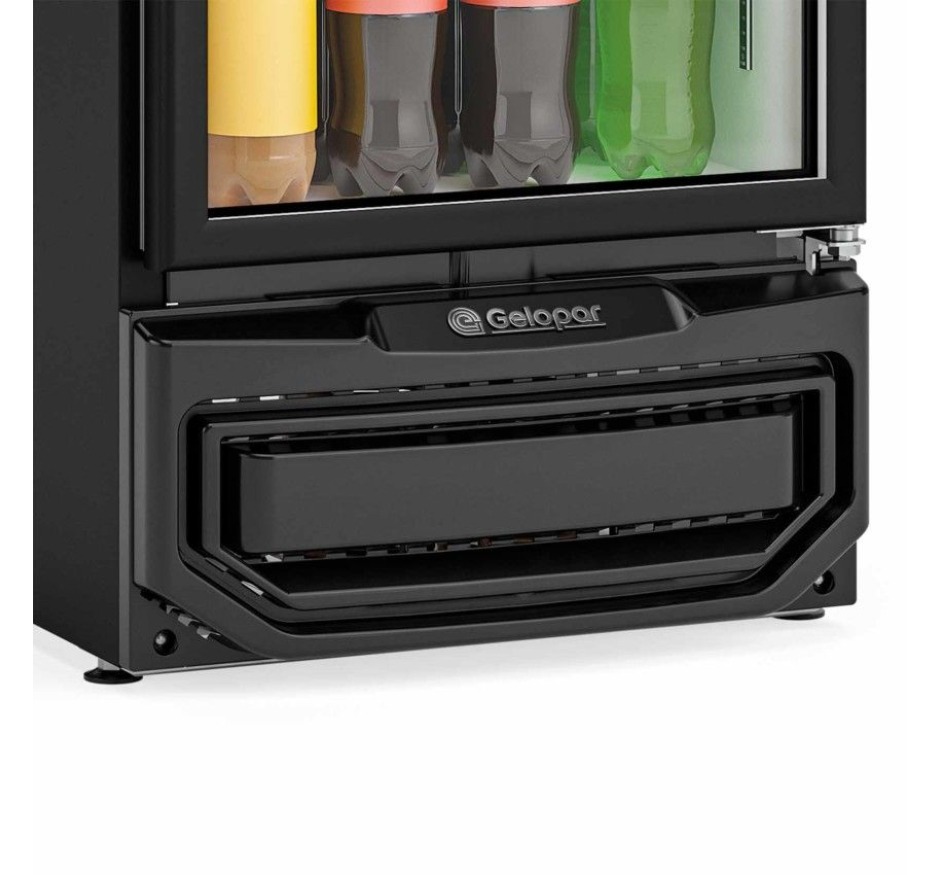 Refrigerador Expositor Vertical 410 Litros Gelopar Linha Turmalina GPTU-40 EL/PR/220v