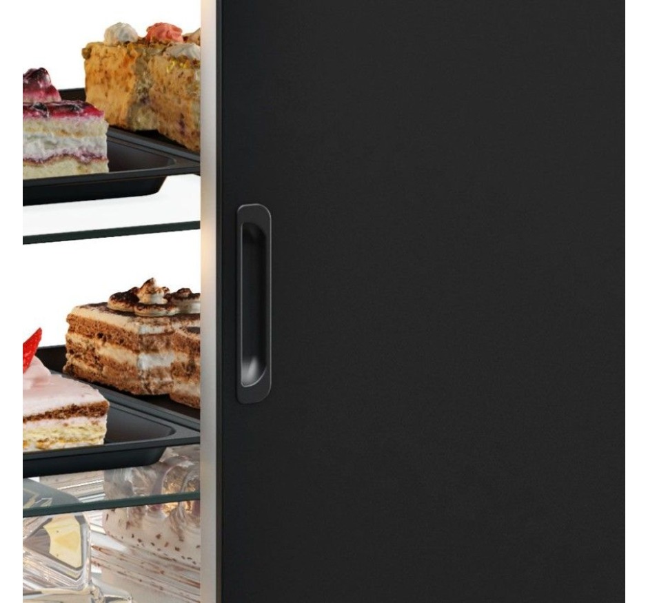 Vitrine Refrigerada Dupla Ação Gelopar 1,50m Linha Gourmet Vidro Reto GGER-150 PR-220v
