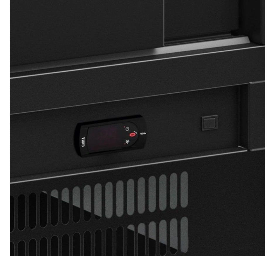Vitrine Refrigerada Dupla Ação Gelopar 1,50m Linha Gourmet Vidro Reto GGER-150 PR-220v