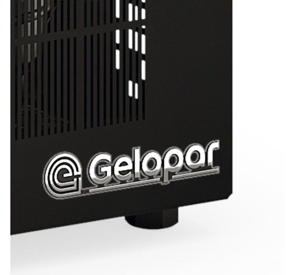 Vitrine Refrigerada de Bancada sem Bandejas 1,38cm Gelopar com LED GVRS-150-PR 220V