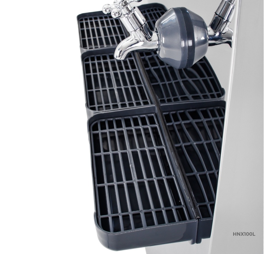 Bebedouro Purificador Industrial de Coluna Inox 100L Hiza 127v