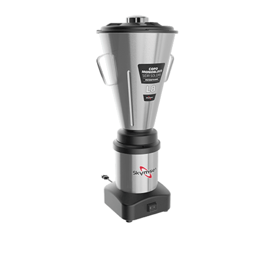 Liquidificador Comercial Skymsen Inox Copo Monobloco 8 Litros L8 Bivolt