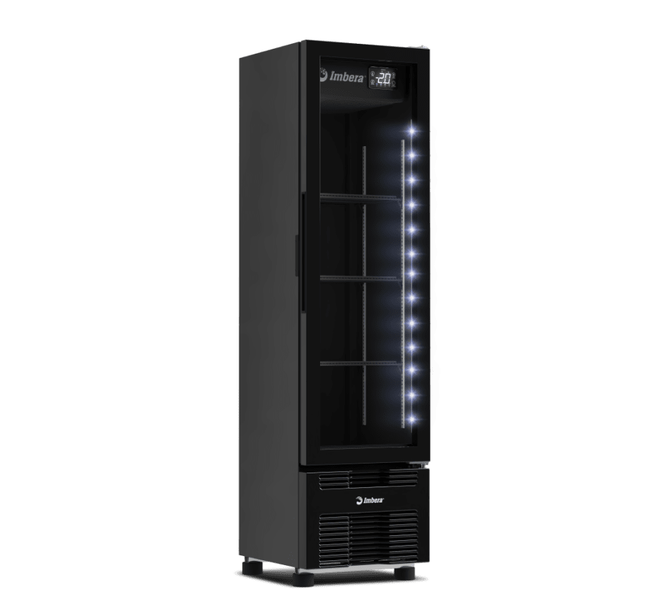 Cervejeira Imbera 244 Litros Porta de Vidro FULL BLACK CCV144 Bivolt Inverter