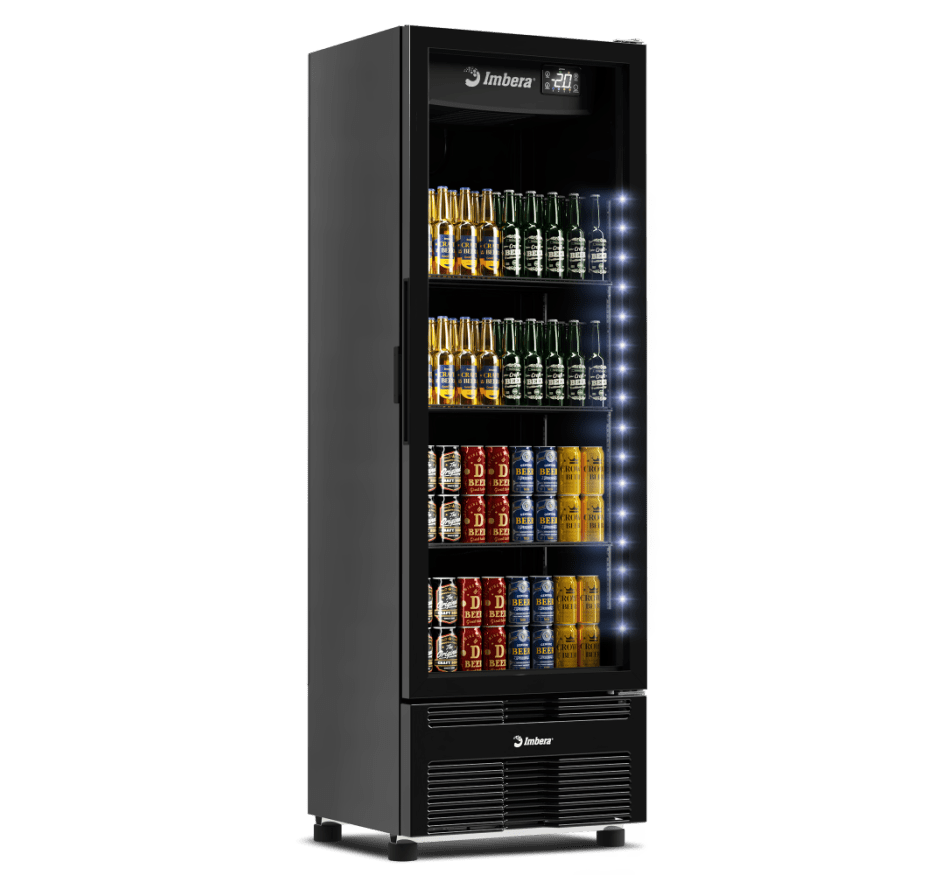 Cervejeira Imbera 485 Litros Porta de Vidro FULL BLACK CCV315 Bivolt Inverter