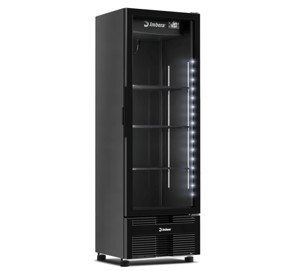 Cervejeira Imbera 485 Litros Porta de Vidro FULL BLACK CCV315 Bivolt Inverter