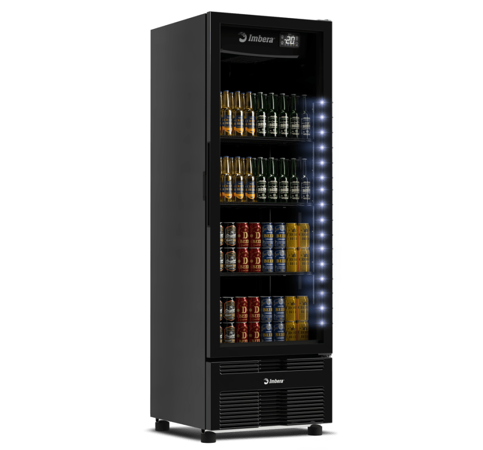 Cervejeira Imbera 569 Litros Porta de Vidro FULL BLACK CCV355 Bivolt Inverter