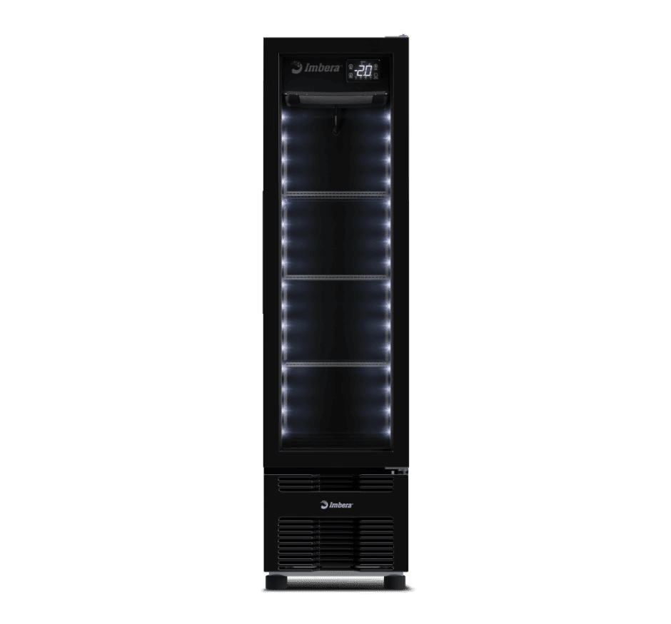 Cervejeira Imbera 244 Litros Porta de Vidro FULL BLACK CCV144 127v
