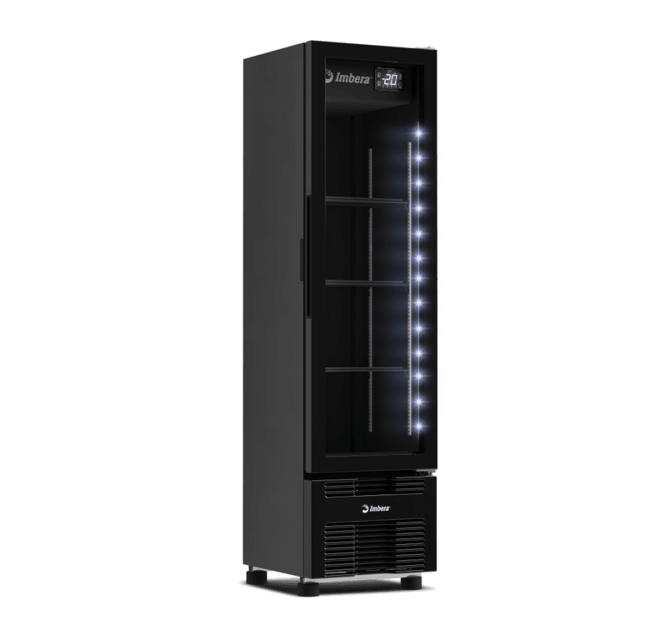 Cervejeira Imbera 244 Litros Porta de Vidro FULL BLACK CCV144 127v