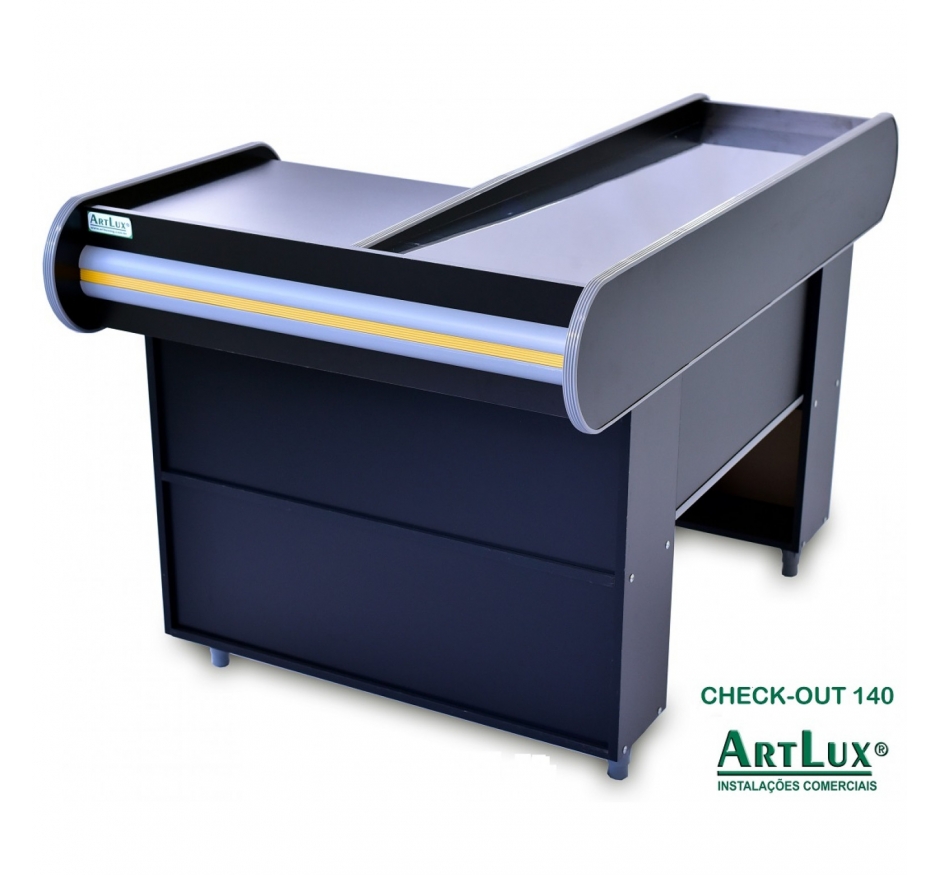 Check Out Preto1,40M Artlux Linha Dark