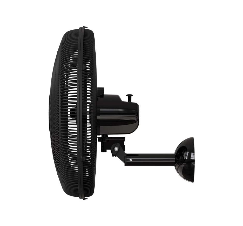 Ventilador de Parede Preto 50cm New Plástico 130W Ventisol 127V