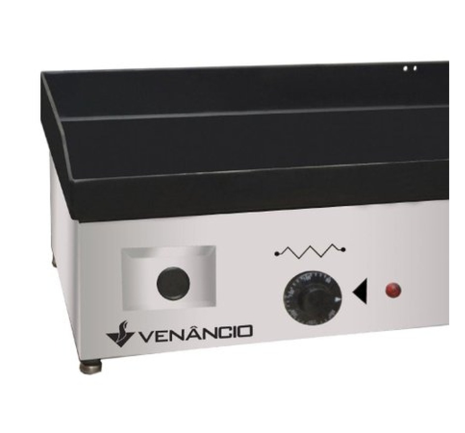 Chapa Elétrica 65cm Inox Venâncio 6,35mm de Espessura CE65 220v